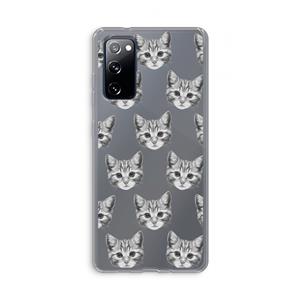 CaseCompany Kitten: Samsung Galaxy S20 FE / S20 FE 5G Transparant Hoesje