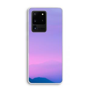 CaseCompany Sunset pastel: Samsung Galaxy S20 Ultra Transparant Hoesje