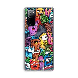 CaseCompany Vexx Mixtape: Samsung Galaxy S20 FE / S20 FE 5G Transparant Hoesje