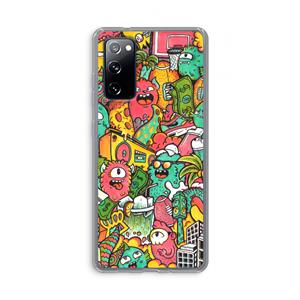 CaseCompany Vexx City: Samsung Galaxy S20 FE / S20 FE 5G Transparant Hoesje