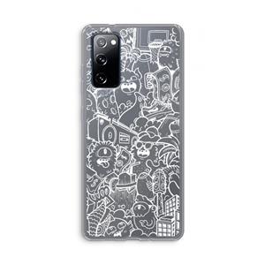 CaseCompany Vexx City #2: Samsung Galaxy S20 FE / S20 FE 5G Transparant Hoesje