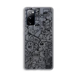 CaseCompany Vexx Black City : Samsung Galaxy S20 FE / S20 FE 5G Transparant Hoesje
