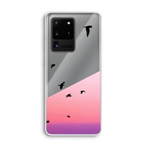 CaseCompany Fly away: Samsung Galaxy S20 Ultra Transparant Hoesje