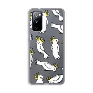 CaseCompany Papegaai: Samsung Galaxy S20 FE / S20 FE 5G Transparant Hoesje