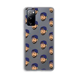 CaseCompany Drake Away: Samsung Galaxy S20 FE / S20 FE 5G Transparant Hoesje