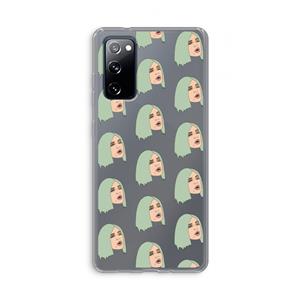 CaseCompany King Kylie: Samsung Galaxy S20 FE / S20 FE 5G Transparant Hoesje