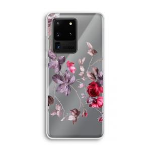 CaseCompany Mooie bloemen: Samsung Galaxy S20 Ultra Transparant Hoesje