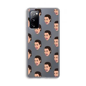 CaseCompany Ugly Cry Call: Samsung Galaxy S20 FE / S20 FE 5G Transparant Hoesje