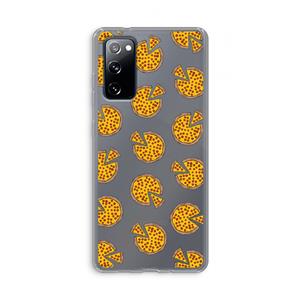 CaseCompany You Had Me At Pizza: Samsung Galaxy S20 FE / S20 FE 5G Transparant Hoesje