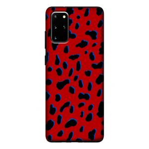 CaseCompany Red Leopard: Samsung Galaxy S20 Plus Tough Case