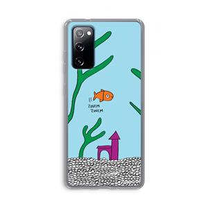 CaseCompany Aquarium: Samsung Galaxy S20 FE / S20 FE 5G Transparant Hoesje