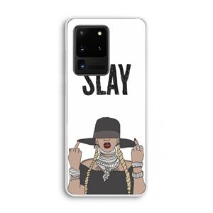 CaseCompany Slay All Day: Samsung Galaxy S20 Ultra Transparant Hoesje