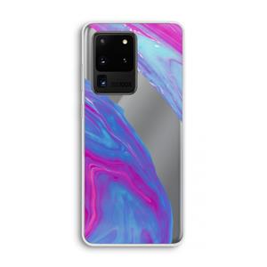 CaseCompany Zweverige regenboog: Samsung Galaxy S20 Ultra Transparant Hoesje