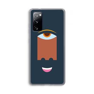 CaseCompany Mono M: Samsung Galaxy S20 FE / S20 FE 5G Transparant Hoesje