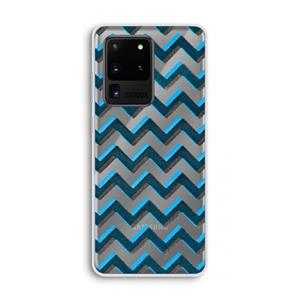 CaseCompany Onderbroken lijn: Samsung Galaxy S20 Ultra Transparant Hoesje