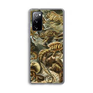 CaseCompany Haeckel Lacertilia: Samsung Galaxy S20 FE / S20 FE 5G Transparant Hoesje