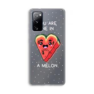 CaseCompany One In A Melon: Samsung Galaxy S20 FE / S20 FE 5G Transparant Hoesje