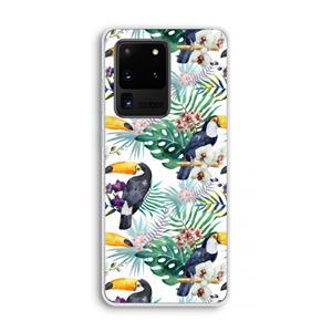 CaseCompany Tukans: Samsung Galaxy S20 Ultra Transparant Hoesje
