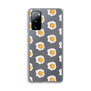 CaseCompany Bacon to my eggs #1: Samsung Galaxy S20 FE / S20 FE 5G Transparant Hoesje