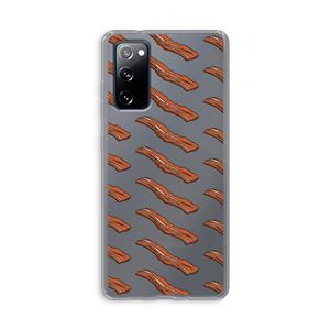 CaseCompany Bacon to my eggs #2: Samsung Galaxy S20 FE / S20 FE 5G Transparant Hoesje