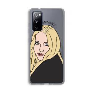 CaseCompany Mary Kate: Samsung Galaxy S20 FE / S20 FE 5G Transparant Hoesje