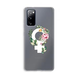 CaseCompany Venus: Samsung Galaxy S20 FE / S20 FE 5G Transparant Hoesje
