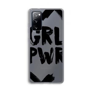 CaseCompany Girl Power #2: Samsung Galaxy S20 FE / S20 FE 5G Transparant Hoesje