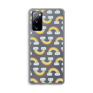 CaseCompany Regenboog: Samsung Galaxy S20 FE / S20 FE 5G Transparant Hoesje