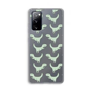 CaseCompany Dinos: Samsung Galaxy S20 FE / S20 FE 5G Transparant Hoesje