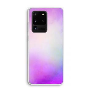 CaseCompany Clouds pastel: Samsung Galaxy S20 Ultra Transparant Hoesje