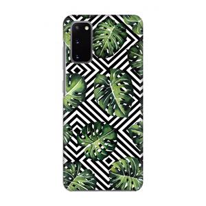 CaseCompany Geometrische jungle: Volledig geprint Samsung Galaxy S20 Hoesje