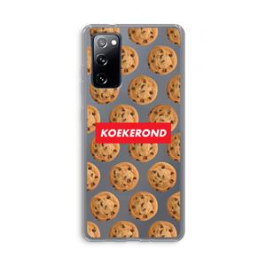 CaseCompany Koekerond: Samsung Galaxy S20 FE / S20 FE 5G Transparant Hoesje