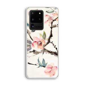 CaseCompany Japanse bloemen: Samsung Galaxy S20 Ultra Transparant Hoesje