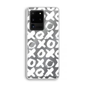 CaseCompany XOXO: Samsung Galaxy S20 Ultra Transparant Hoesje