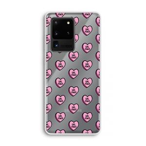 CaseCompany GIRL POWER: Samsung Galaxy S20 Ultra Transparant Hoesje