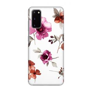 CaseCompany Geschilderde bloemen: Volledig geprint Samsung Galaxy S20 Hoesje