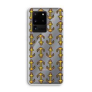 CaseCompany Musketon Anchor: Samsung Galaxy S20 Ultra Transparant Hoesje