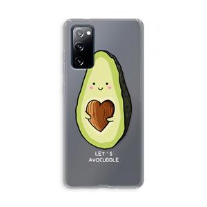 CaseCompany Avocuddle: Samsung Galaxy S20 FE / S20 FE 5G Transparant Hoesje