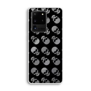 CaseCompany Musketon Skulls: Samsung Galaxy S20 Ultra Transparant Hoesje