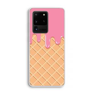 CaseCompany Ice cream: Samsung Galaxy S20 Ultra Transparant Hoesje