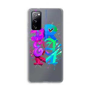 CaseCompany Dream: Samsung Galaxy S20 FE / S20 FE 5G Transparant Hoesje