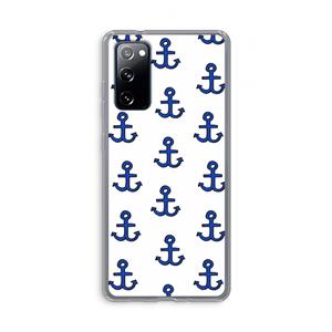 CaseCompany Ankers: Samsung Galaxy S20 FE / S20 FE 5G Transparant Hoesje