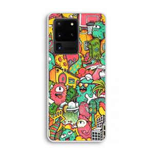 CaseCompany Vexx City: Samsung Galaxy S20 Ultra Transparant Hoesje
