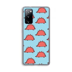 CaseCompany Dinosawrr: Samsung Galaxy S20 FE / S20 FE 5G Transparant Hoesje