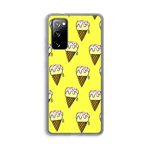CaseCompany Isjes: Samsung Galaxy S20 FE / S20 FE 5G Transparant Hoesje