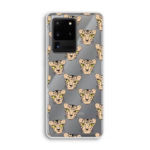 CaseCompany Tijger: Samsung Galaxy S20 Ultra Transparant Hoesje