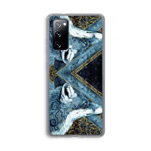 CaseCompany Golden Fox: Samsung Galaxy S20 FE / S20 FE 5G Transparant Hoesje