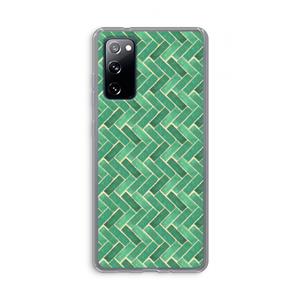 CaseCompany Moroccan tiles 2: Samsung Galaxy S20 FE / S20 FE 5G Transparant Hoesje