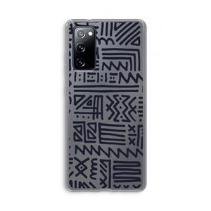 CaseCompany Marrakech print: Samsung Galaxy S20 FE / S20 FE 5G Transparant Hoesje