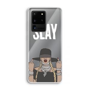 CaseCompany Slay All Day: Samsung Galaxy S20 Ultra Transparant Hoesje